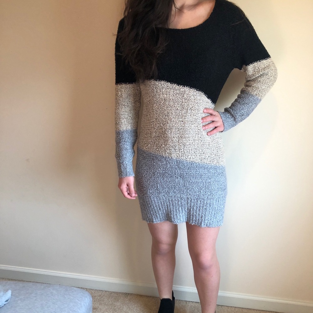 Adorable sweater dress!